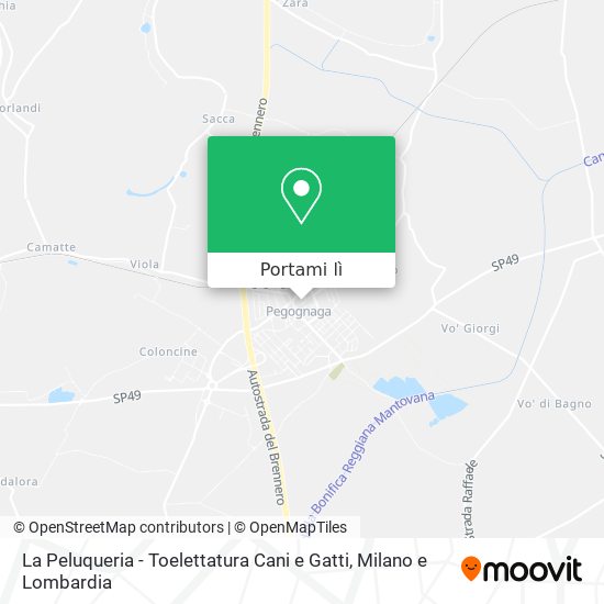 Mappa La Peluqueria - Toelettatura Cani e Gatti