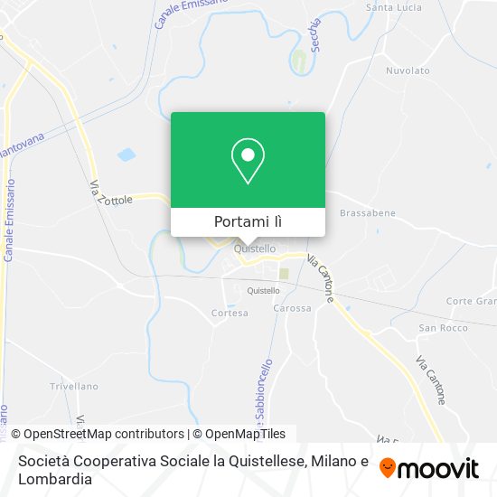 Mappa Società Cooperativa Sociale la Quistellese
