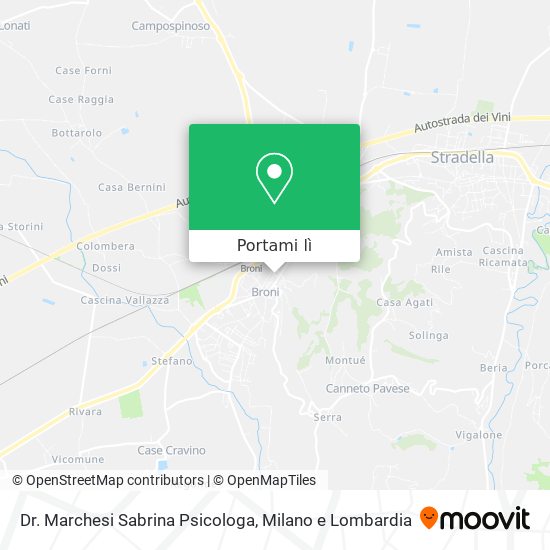Mappa Dr. Marchesi Sabrina Psicologa