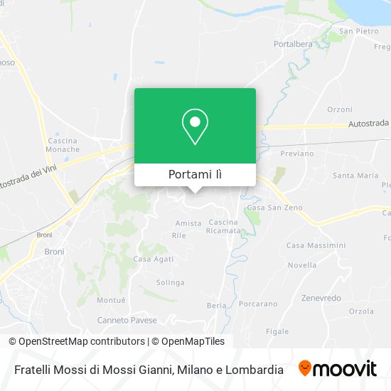 Mappa Fratelli Mossi di Mossi Gianni