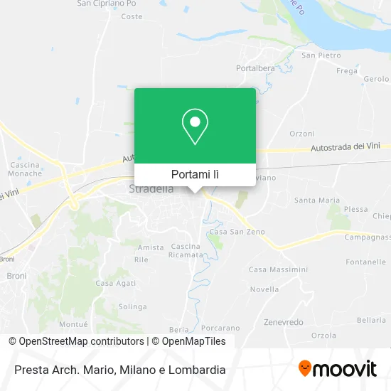 Mappa Presta Arch. Mario