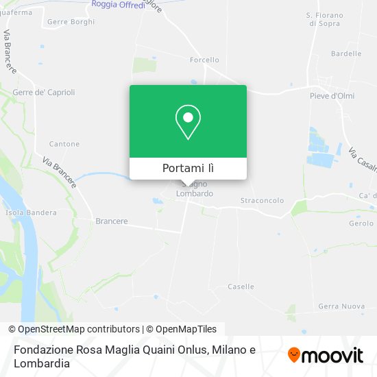 Mappa Fondazione Rosa Maglia Quaini Onlus