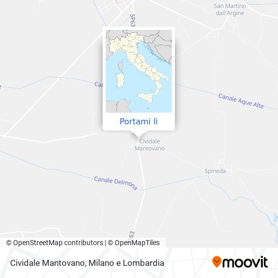 Mappa Cividale Mantovano