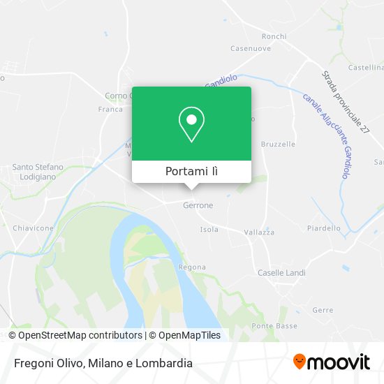 Mappa Fregoni Olivo