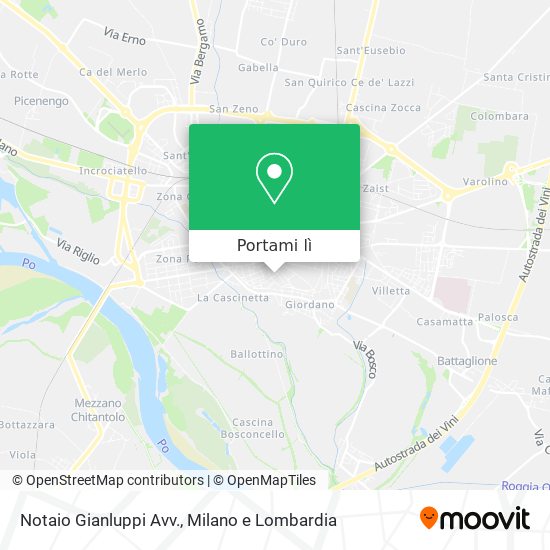 Mappa Notaio Gianluppi Avv.