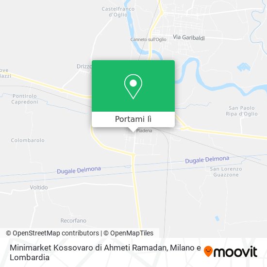 Mappa Minimarket Kossovaro di Ahmeti Ramadan