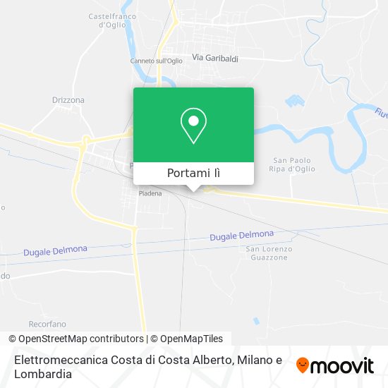 Mappa Elettromeccanica Costa di Costa Alberto