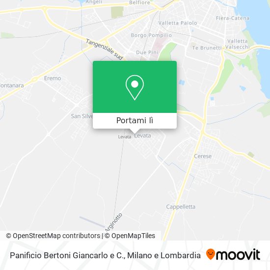 Mappa Panificio Bertoni Giancarlo e C.