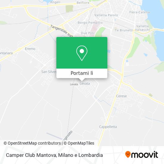 Mappa Camper Club Mantova