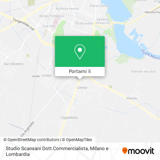 Mappa Studio Scansani Dott.Commercialista