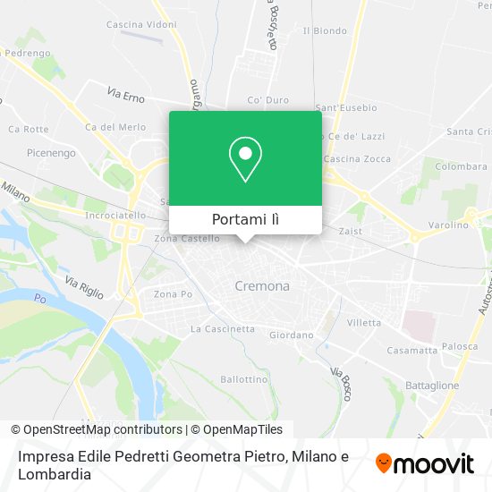 Mappa Impresa Edile Pedretti Geometra Pietro