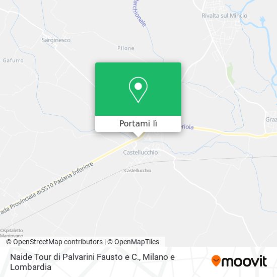 Mappa Naide Tour di Palvarini Fausto e C.