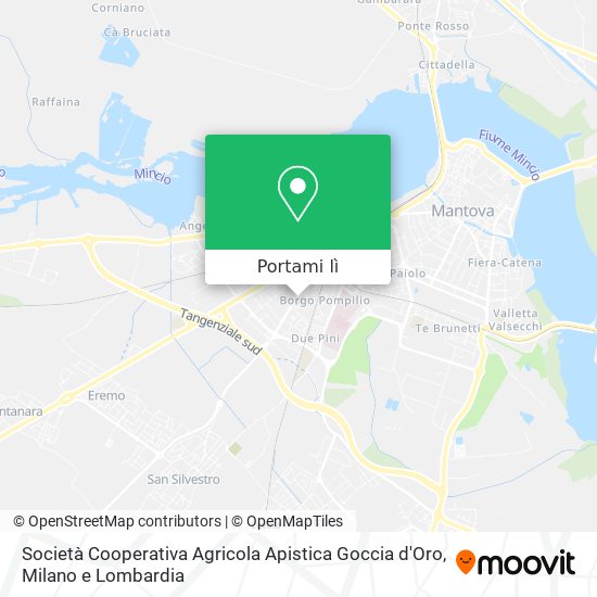 Mappa Società Cooperativa Agricola Apistica Goccia d'Oro