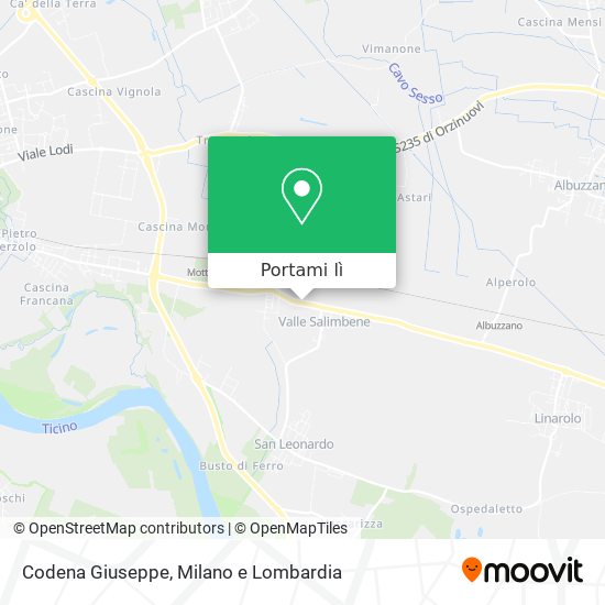 Mappa Codena Giuseppe