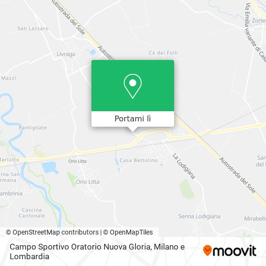 Mappa Campo Sportivo Oratorio Nuova Gloria