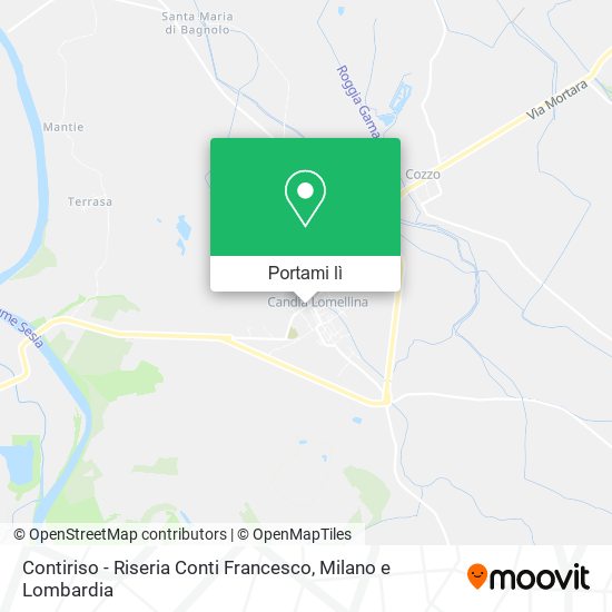 Mappa Contiriso - Riseria Conti Francesco