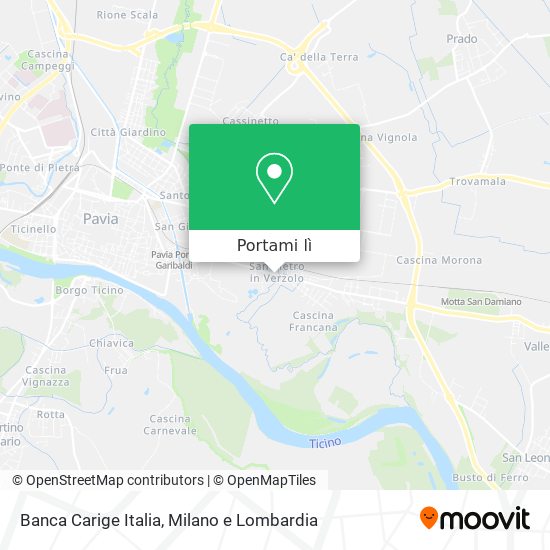 Mappa Banca Carige Italia