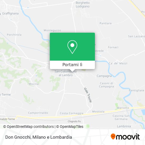 Mappa Don Gnocchi