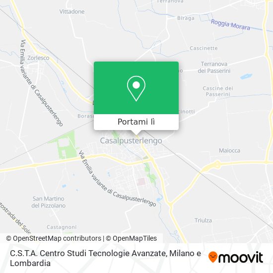 Mappa C.S.T.A. Centro Studi Tecnologie Avanzate