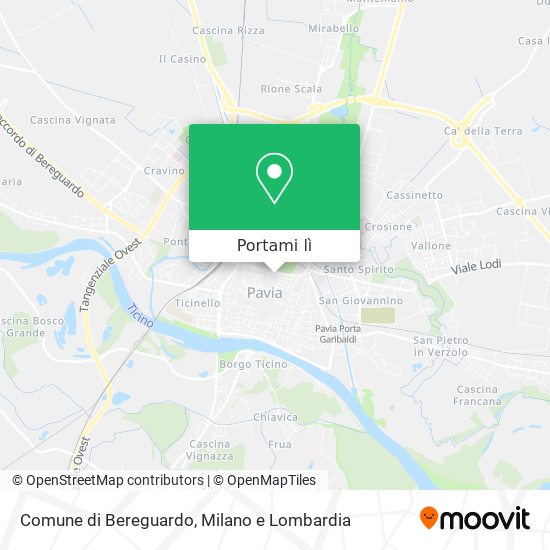 Mappa Comune di Bereguardo