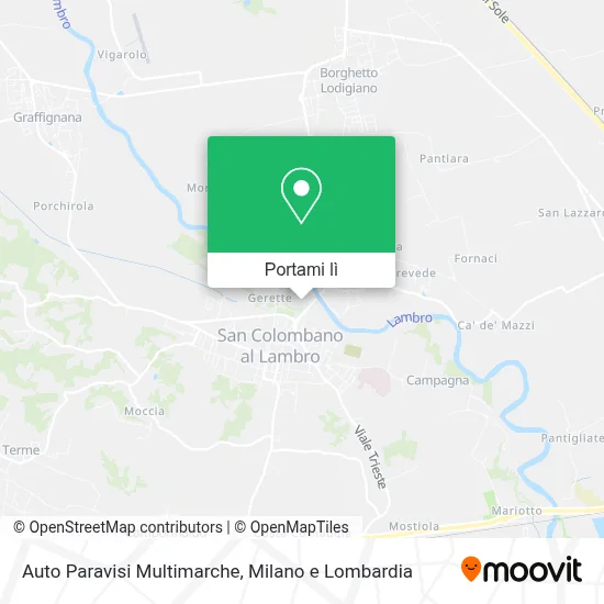 Mappa Auto Paravisi Multimarche