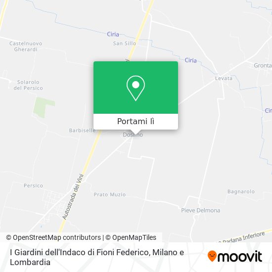 Mappa I Giardini dell'Indaco di Fioni Federico