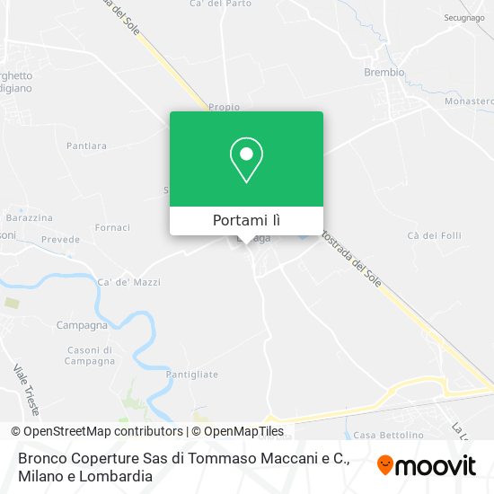 Mappa Bronco Coperture Sas di Tommaso Maccani e C.