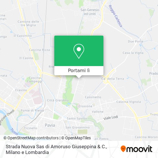 Mappa Strada Nuova Sas di Amoruso Giuseppina & C.