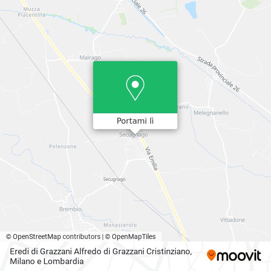 Mappa Eredi di Grazzani Alfredo di Grazzani Cristinziano