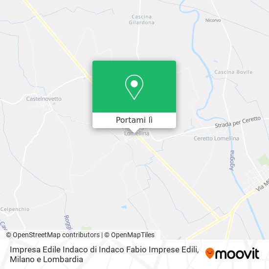 Mappa Impresa Edile Indaco di Indaco Fabio Imprese Edili