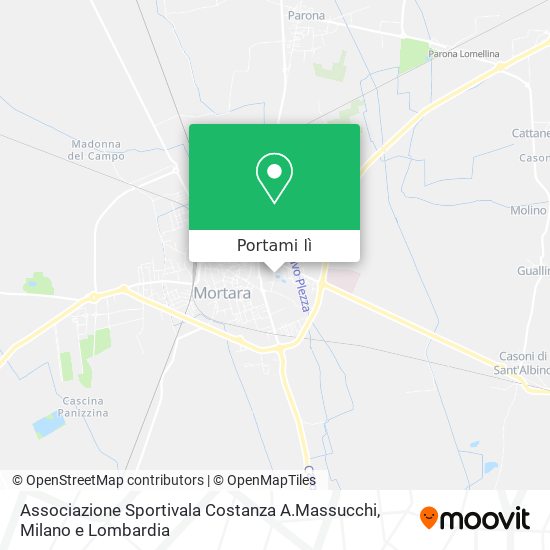 Mappa Associazione Sportivala Costanza A.Massucchi