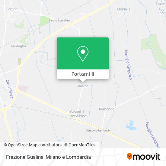 Mappa Frazione Gualina