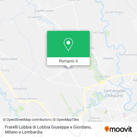 Mappa Fratelli Lobbia di Lobbia Giuseppe e Giordano
