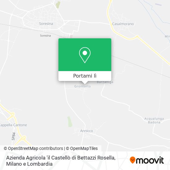 Mappa Azienda Agricola 'il Castellò di Bettazzi Rosella