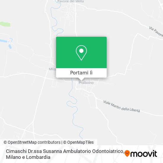 Mappa Cimaschi Dr.ssa Susanna Ambulatorio Odontoiatrico