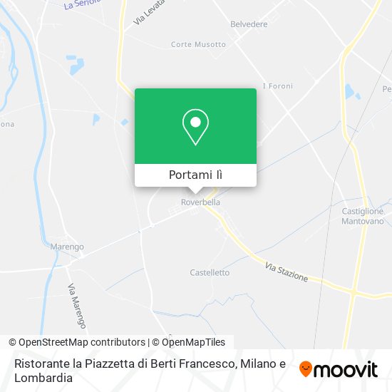 Mappa Ristorante la Piazzetta di Berti Francesco