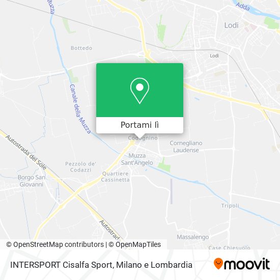 Mappa INTERSPORT Cisalfa Sport