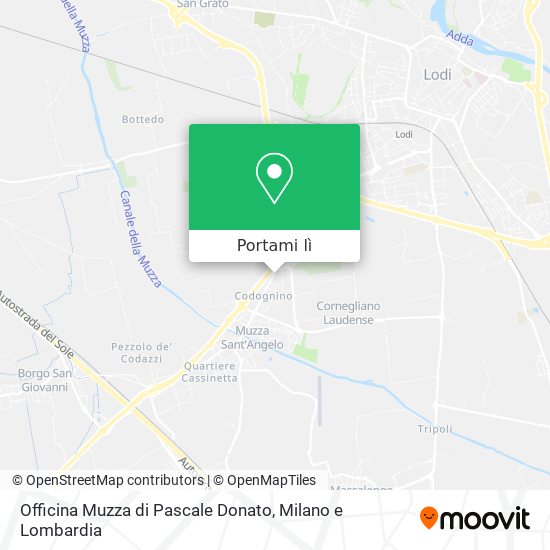 Mappa Officina Muzza di Pascale Donato