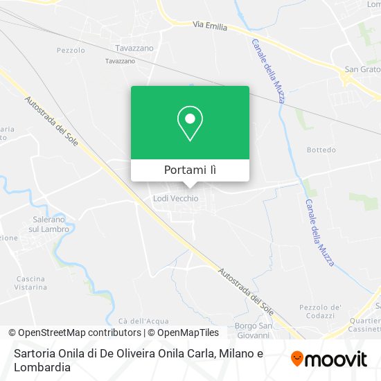 Mappa Sartoria Onila di De Oliveira Onila Carla