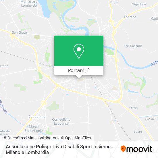 Mappa Associazione Polisportiva Disabili Sport Insieme