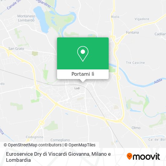 Mappa Euroservice Dry di Viscardi Giovanna