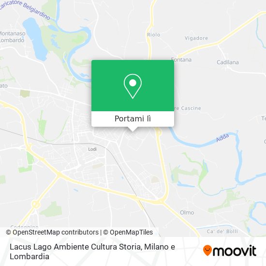 Mappa Lacus Lago Ambiente Cultura Storia