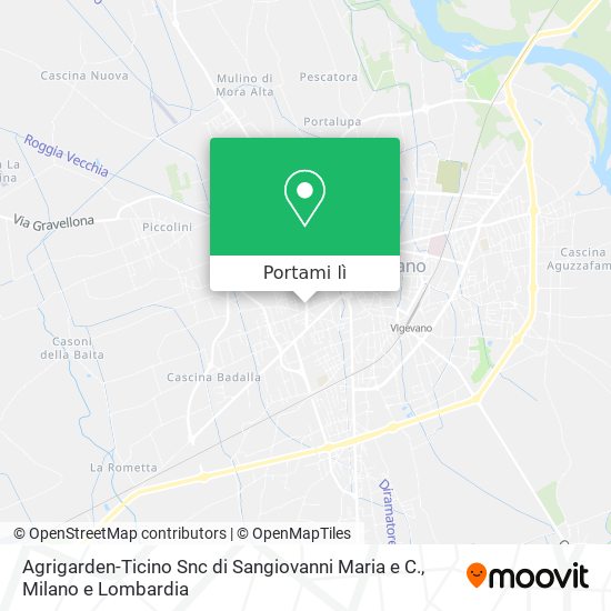 Mappa Agrigarden-Ticino Snc di Sangiovanni Maria e C.