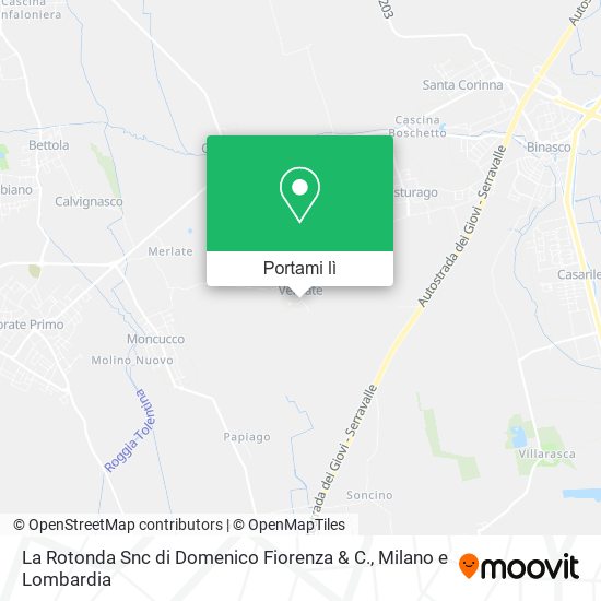 Mappa La Rotonda Snc di Domenico Fiorenza & C.