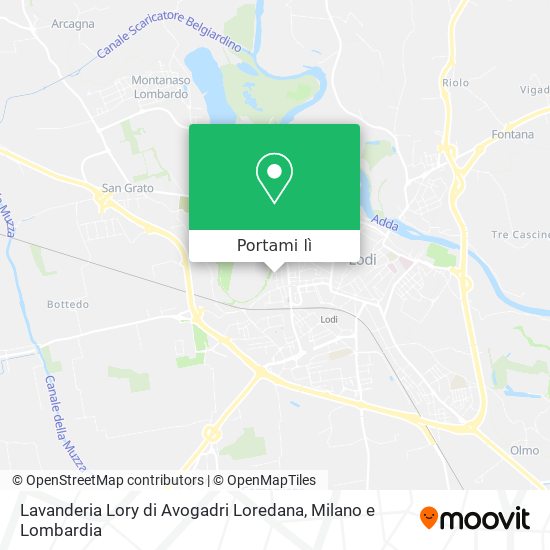 Mappa Lavanderia Lory di Avogadri Loredana