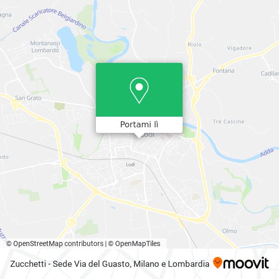 Mappa Zucchetti - Sede Via del Guasto