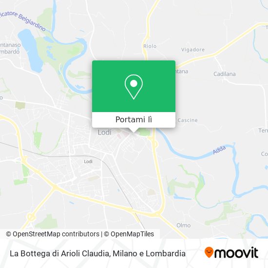 Mappa La Bottega di Arioli Claudia
