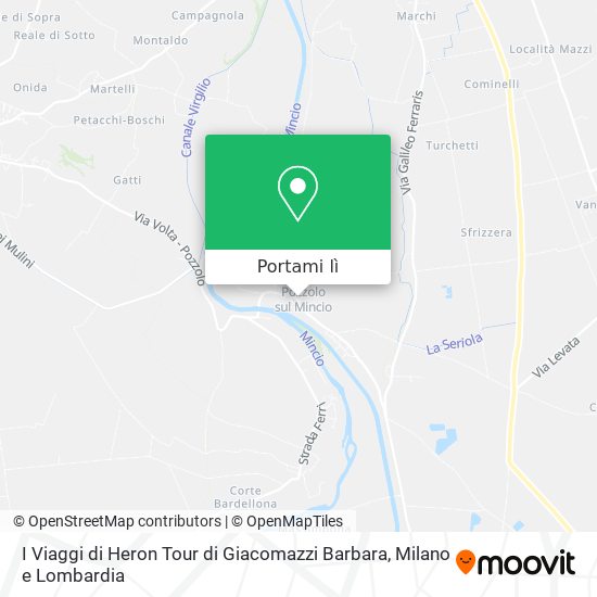 Mappa I Viaggi di Heron Tour di Giacomazzi Barbara