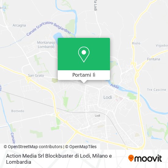 Mappa Action Media Srl Blockbuster di Lodi
