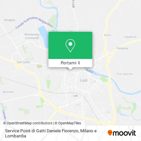 Mappa Service Point di Gatti Daniele Fiorenzo